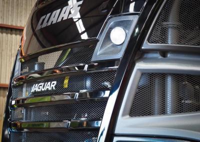 Rear section and plastics showing gloss and depth after coating applied