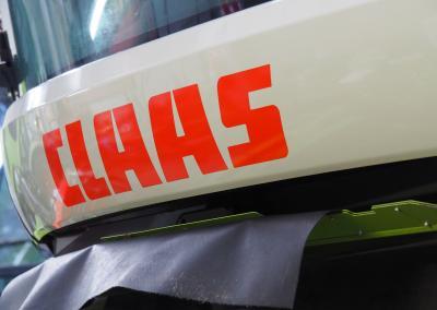 CLAAS front livery after coating applied