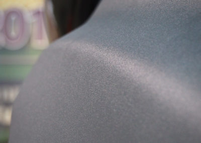 Close up of coated plastics