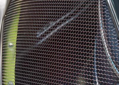 Left read vents with reflections after coating applied